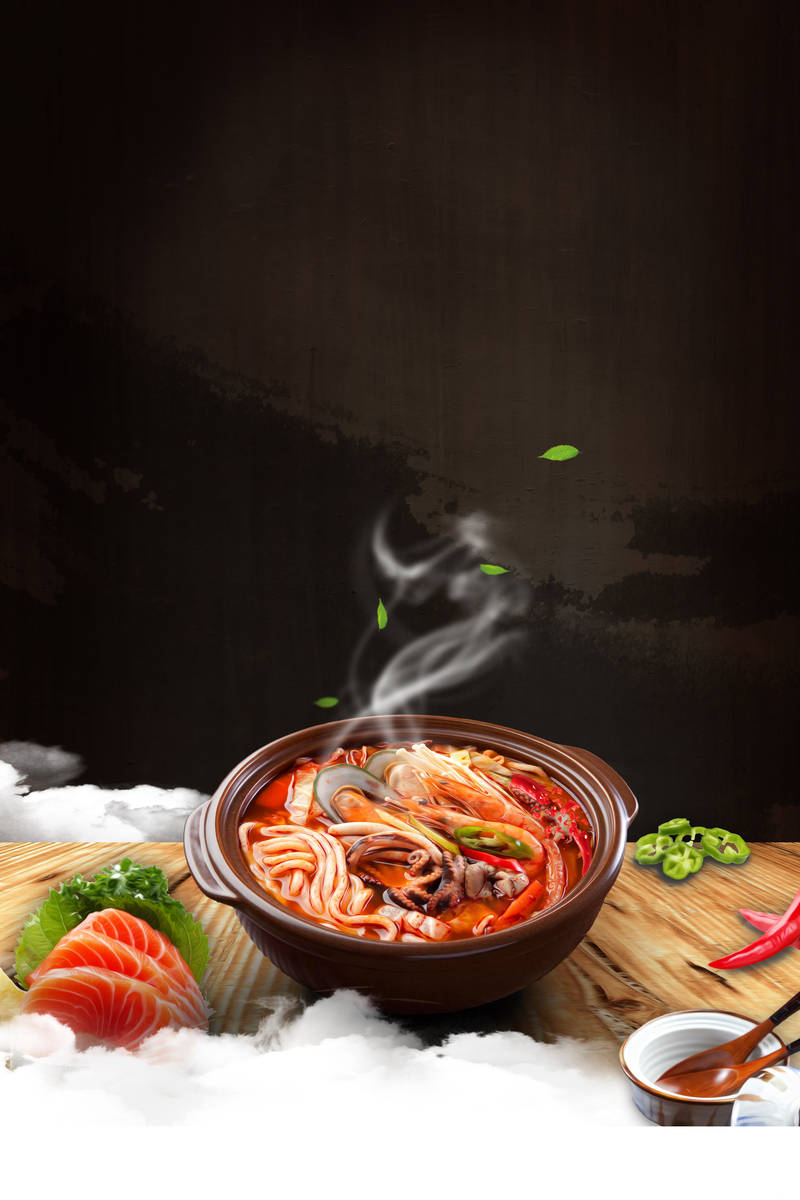 砂锅米线美食海报，高清JPG及其他创意图片素材下载