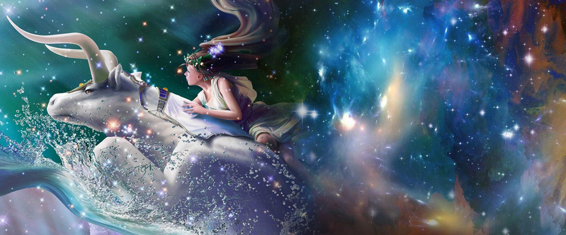 金牛座星空创意Banner，高清JPG背景图，另类设计素材下载