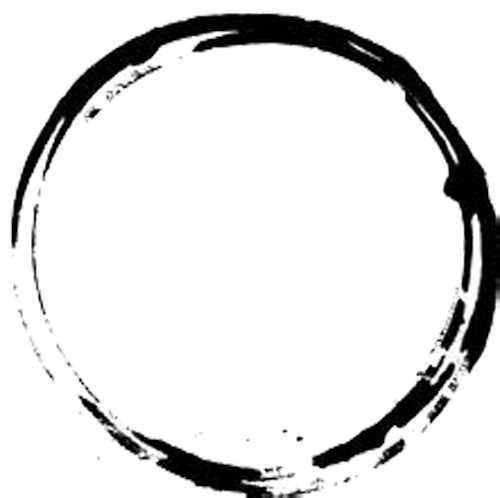 毛笔圈素材，高清PNG透明笔触图片，创意装饰元素，免费下载