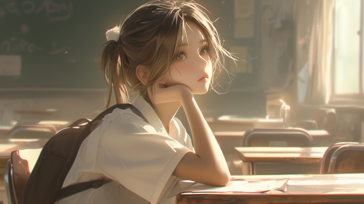 阳光女孩专属，超清4K动漫壁纸，3840x2160分辨率，一键下载美化桌面