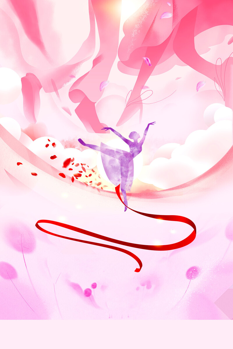 舞蹈中心招生宣传，创意JPG图片素材，免费下载！