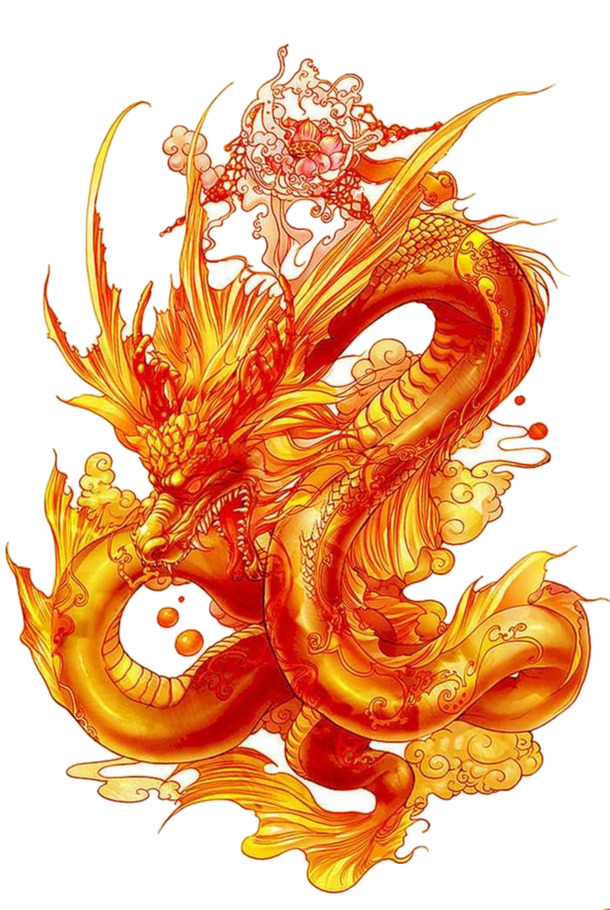 中国风龙传说PNG透明装饰图片，高清素材下载