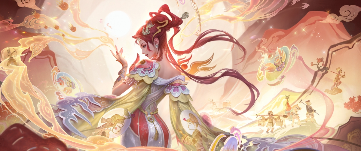 王者荣耀绝美壁纸，芈月浮光幕影，带鱼屏4K高清下载，惊艳你的视觉！