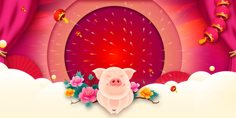 新春猪年祝福图集，高清JPG及其他创意图片素材下载