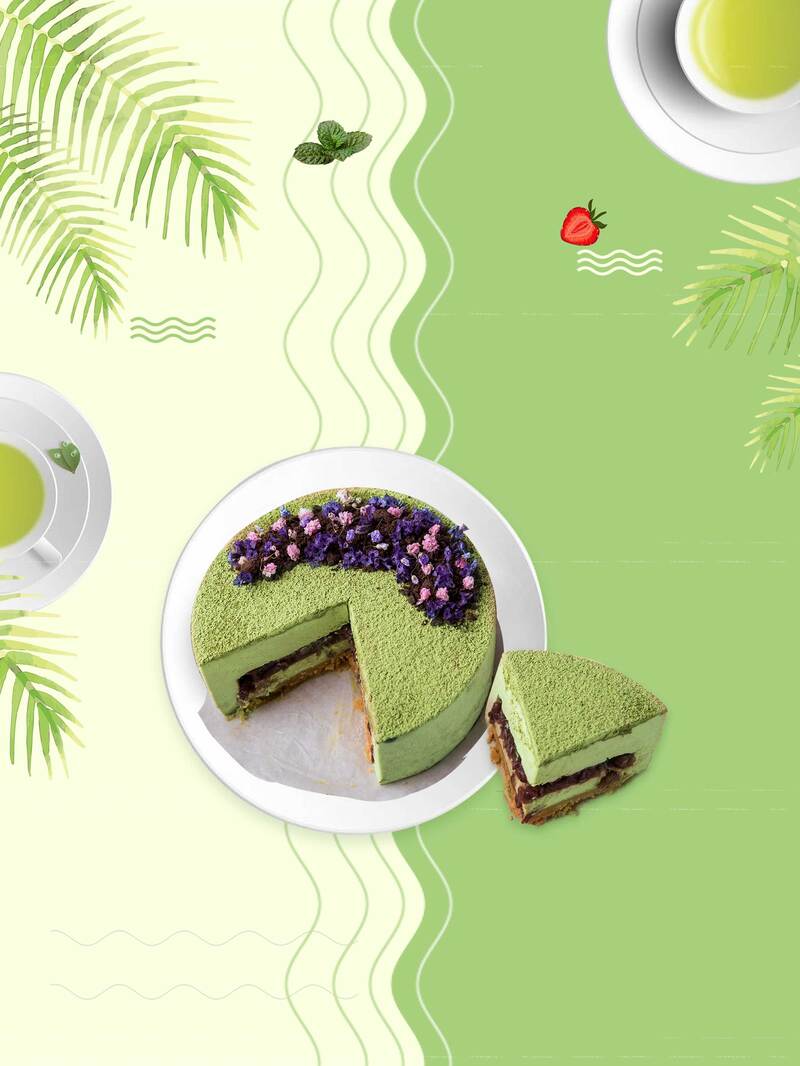 下午茶时光，精选蛋糕背景模板JPG，高清另类图片设计素材下载