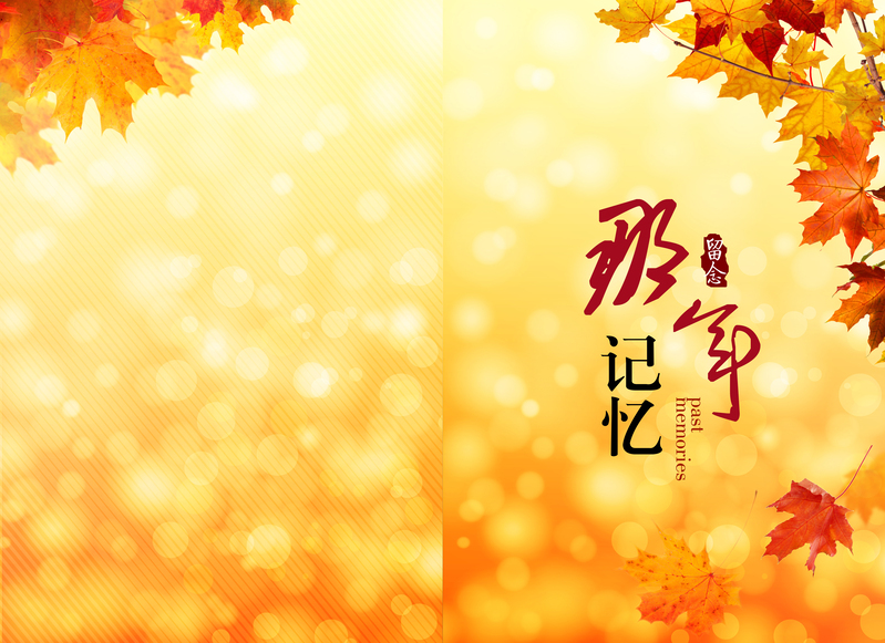 那年记忆书籍封面设计素材，高清JPG背景图片，创意另类风格下载