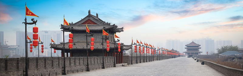 古城海报背景素材，高清JPG另类图片，免费下载