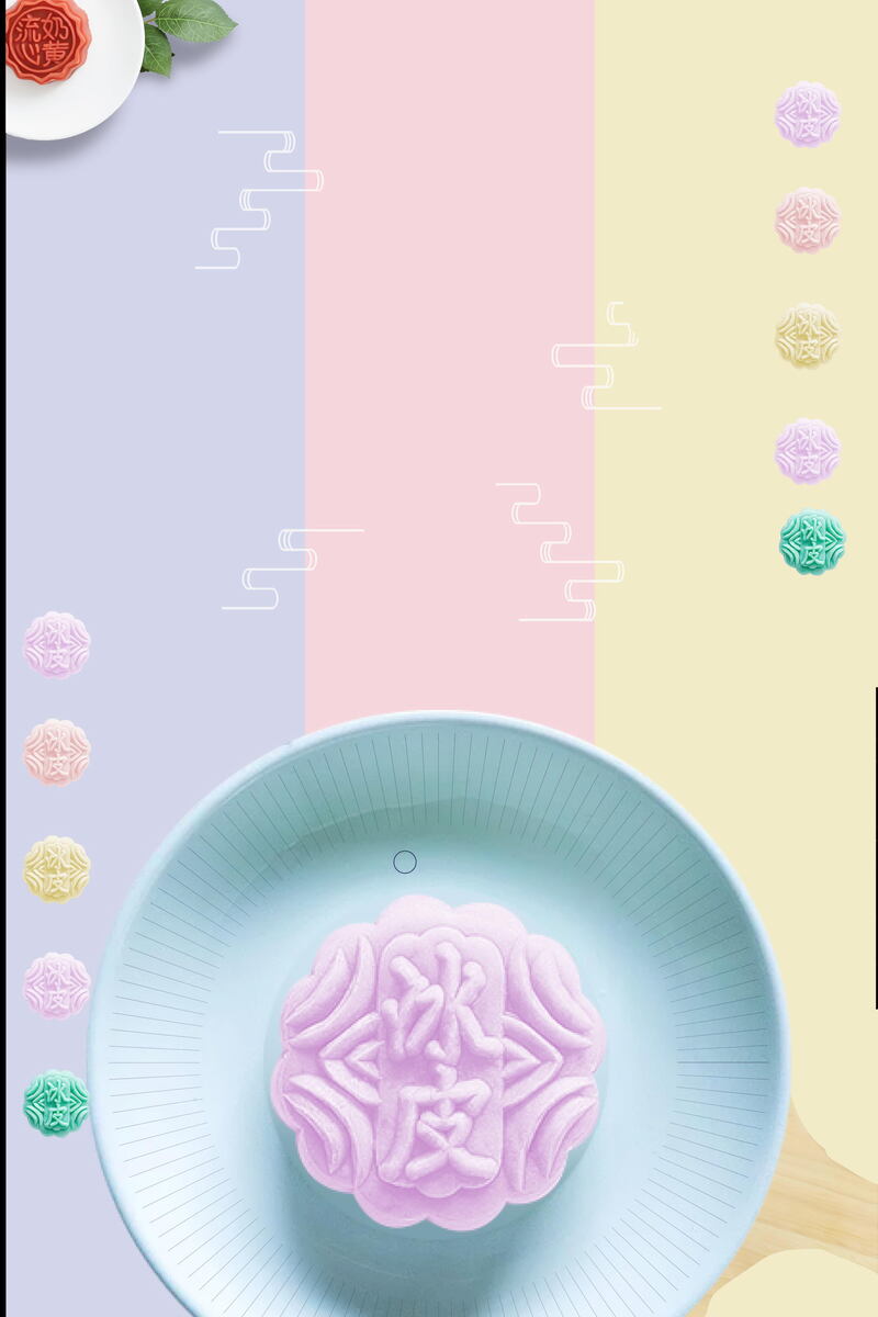 中秋节，精选月饼促销背景设计，高清JPG素材，创意图片免费下载