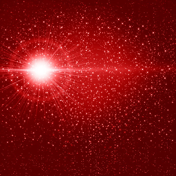 高清光效星光PNG背景图，红色底纹，抽象梦幻风格，免费下载设计素材