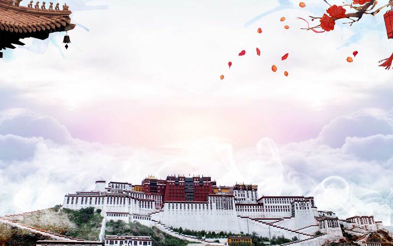 西藏复古旅行风光，高清JPG图片 & 中国风设计素材下载