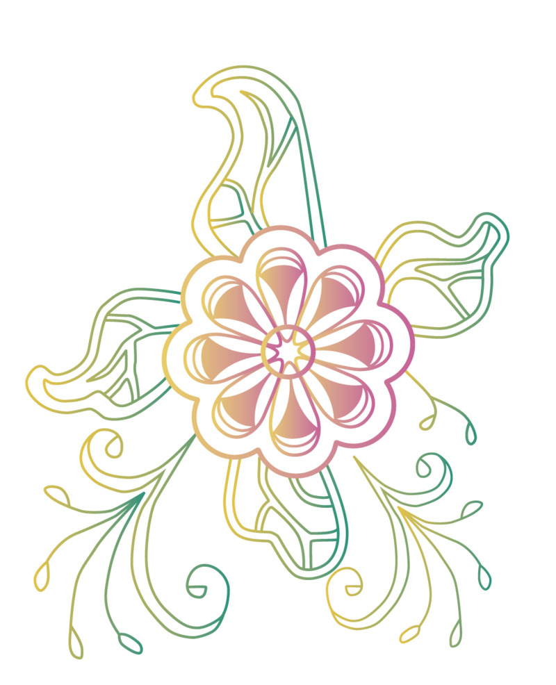 高清PNG透明花纹简笔矢量图，精美装饰元素，设计素材免费下载