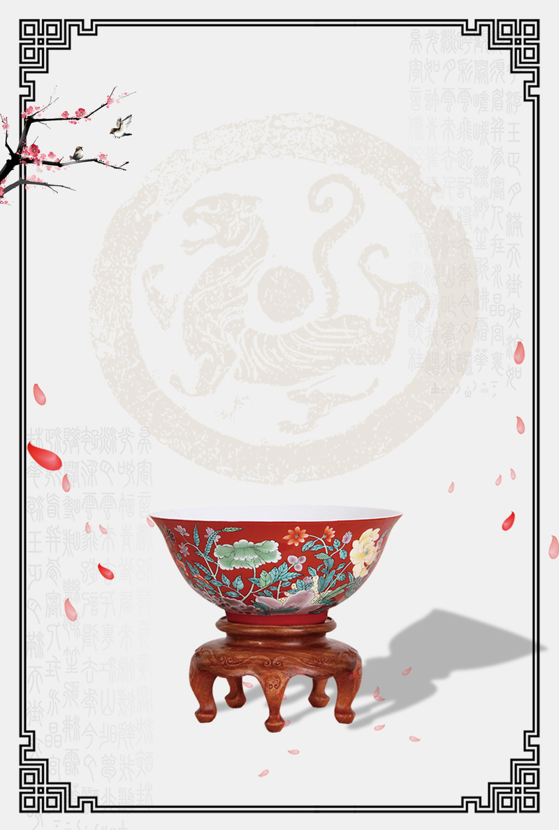 【优选】中国风古董收售海报设计素材，高清JPG图片，复古风韵，一键下载