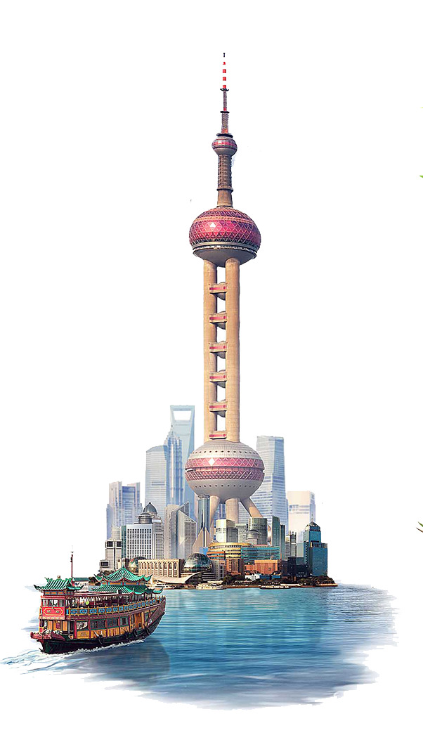 高清东方明珠PNG透明免抠元素，设计素材下载