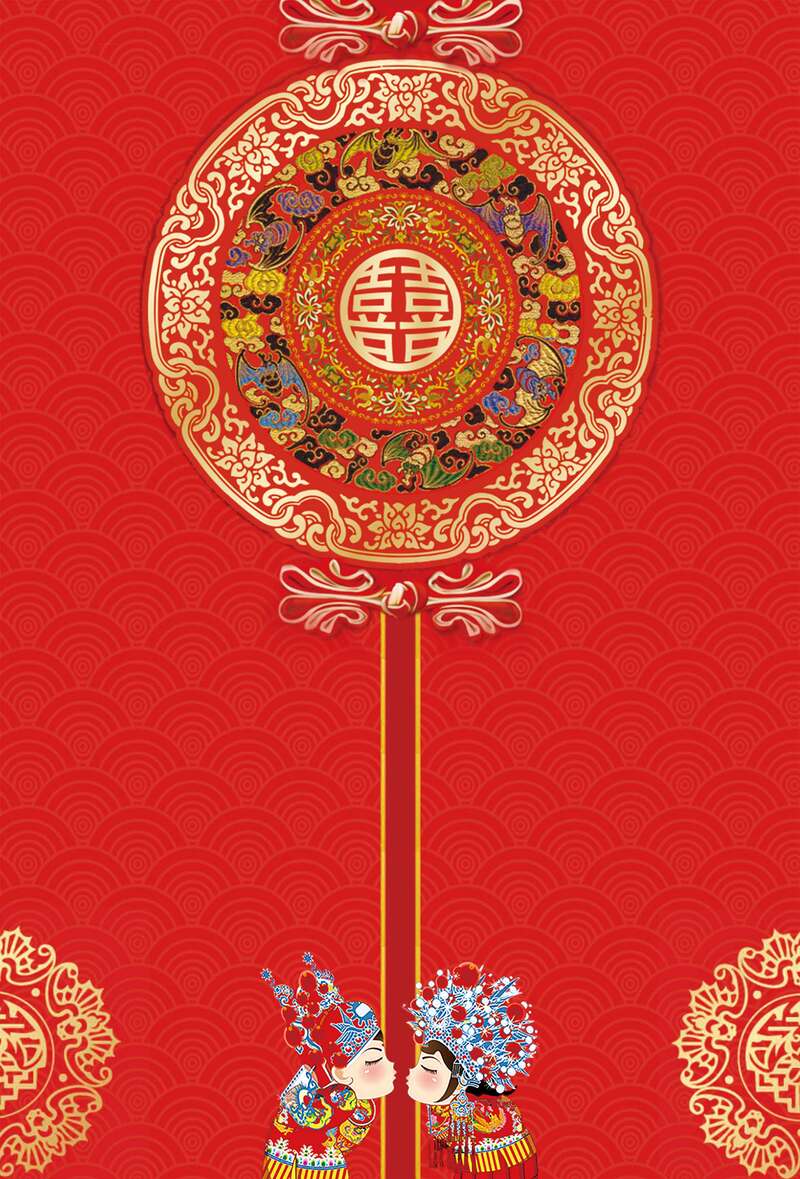 中国风婚庆精选，复古中式婚纱高清JPG图片素材，下载尽享传统喜庆韵味