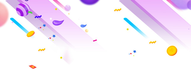 高清PNG透明漂浮几何元素背景素材，创意设计图片下载