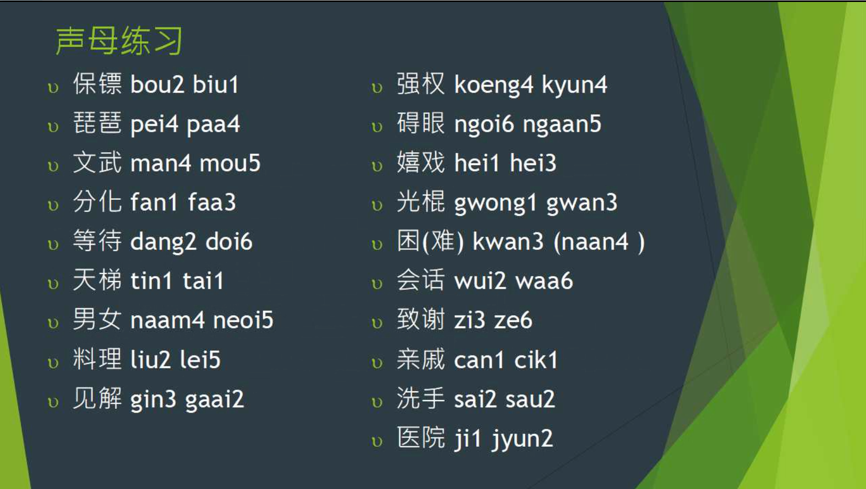 粤语速成之旅，零基础直达达人级，每日一课MP4教程（已完结）