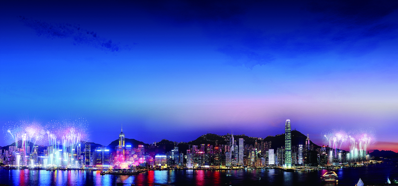 香港回归纪念日复古中国风高清JPG背景图设计素材下载