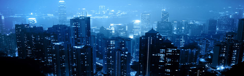 高清蓝色深邃夜景PNG透明海报背景，创意Banner设计素材免费下载