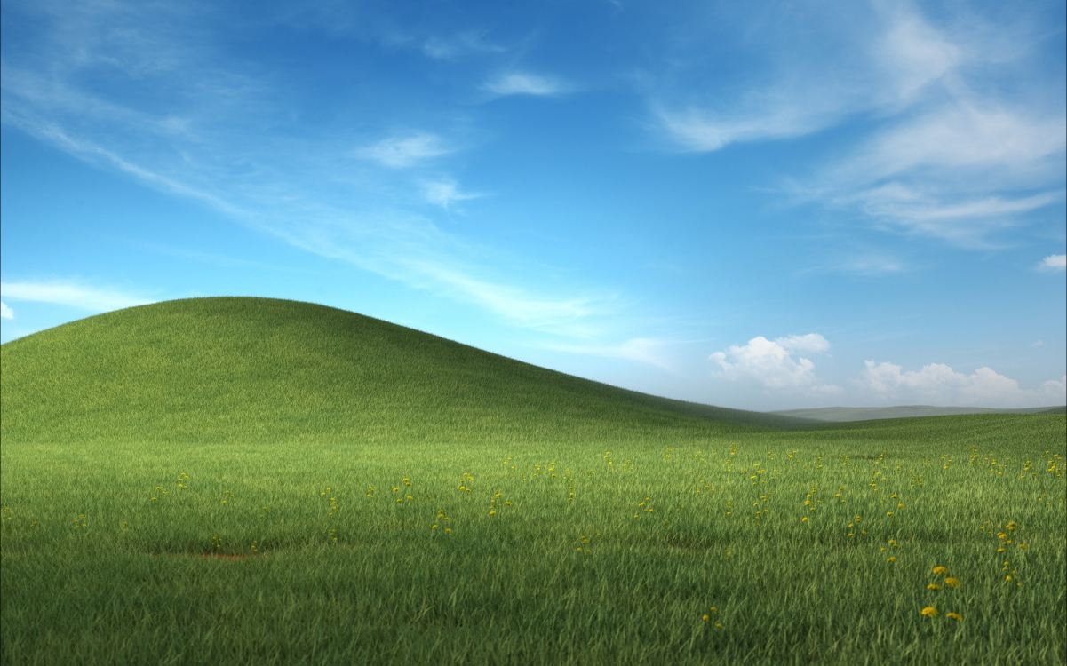 Windows XP Bliss官方重制版，超高清2560x1600壁纸下载