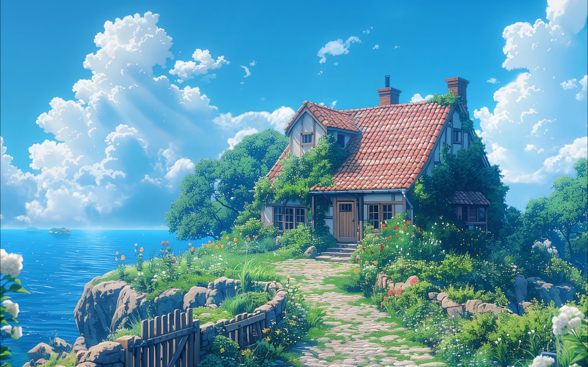 绝美海景小屋 2560x1600超清壁纸下载