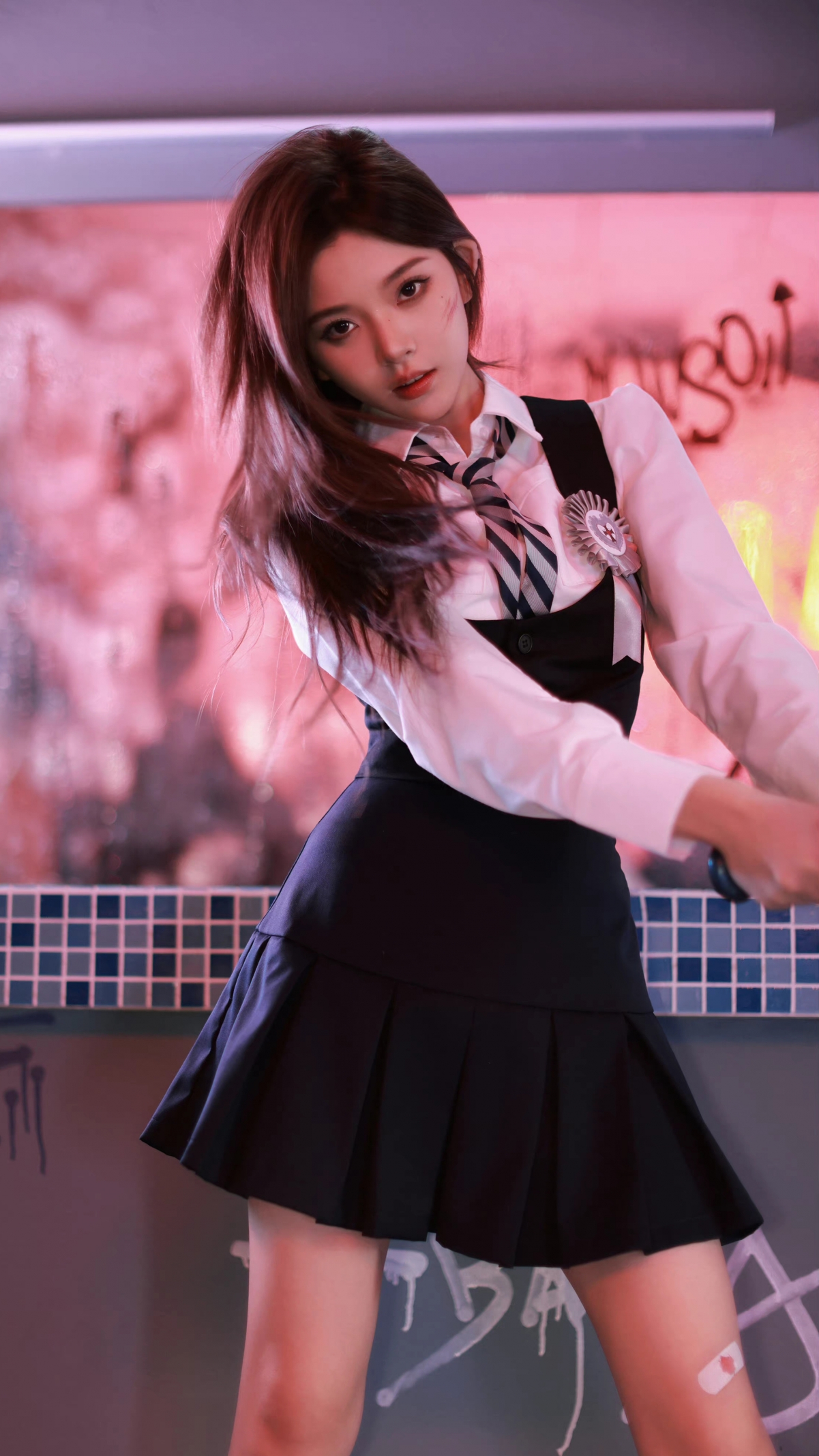 彭十六个性萌系元气美女 专属4K超清手机壁纸 2160x3840高清下载
