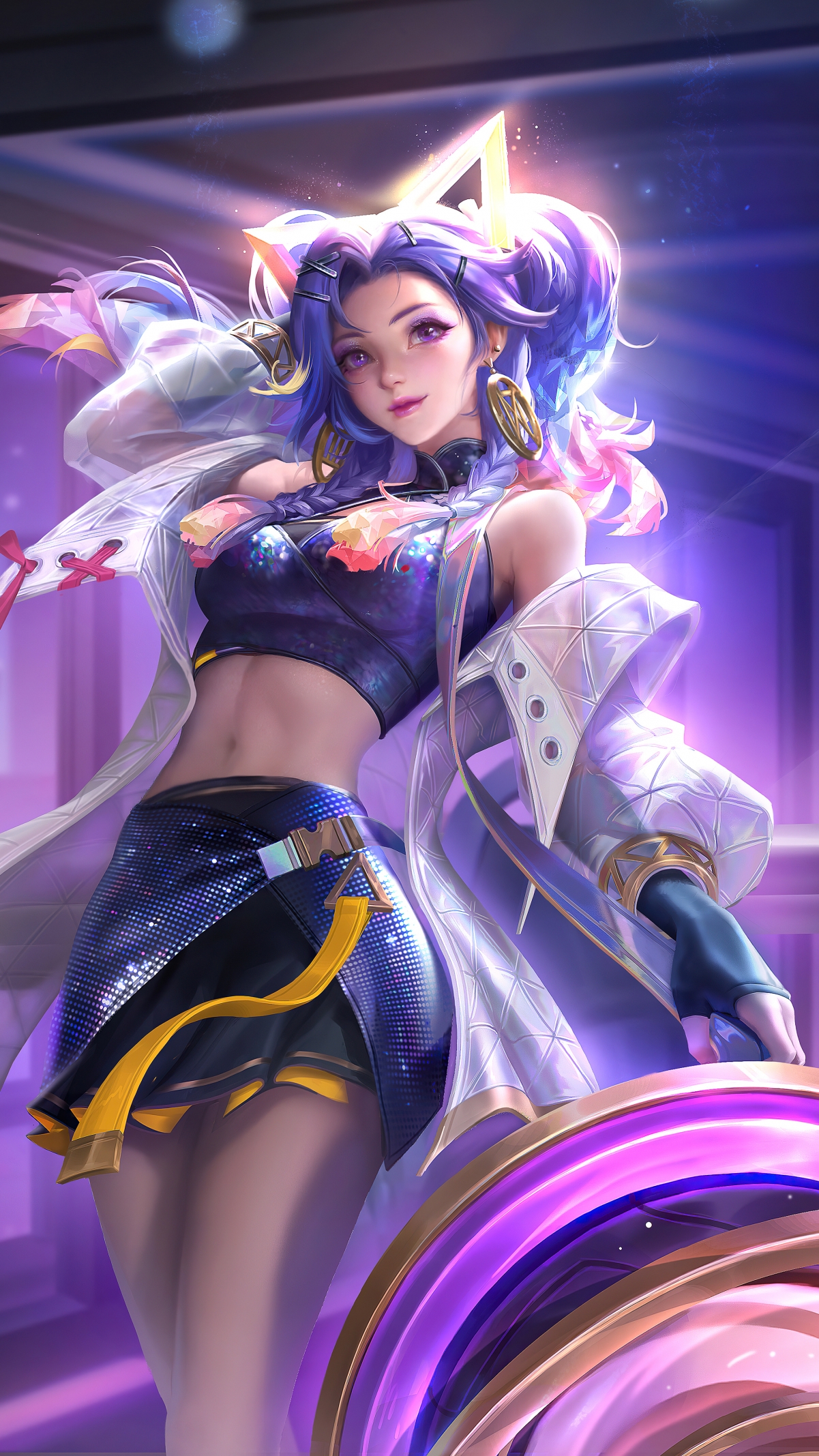 王者荣耀，孙尚香音你闪耀专属4K超清手机壁纸，2160x3840高清分辨率，一键下载
