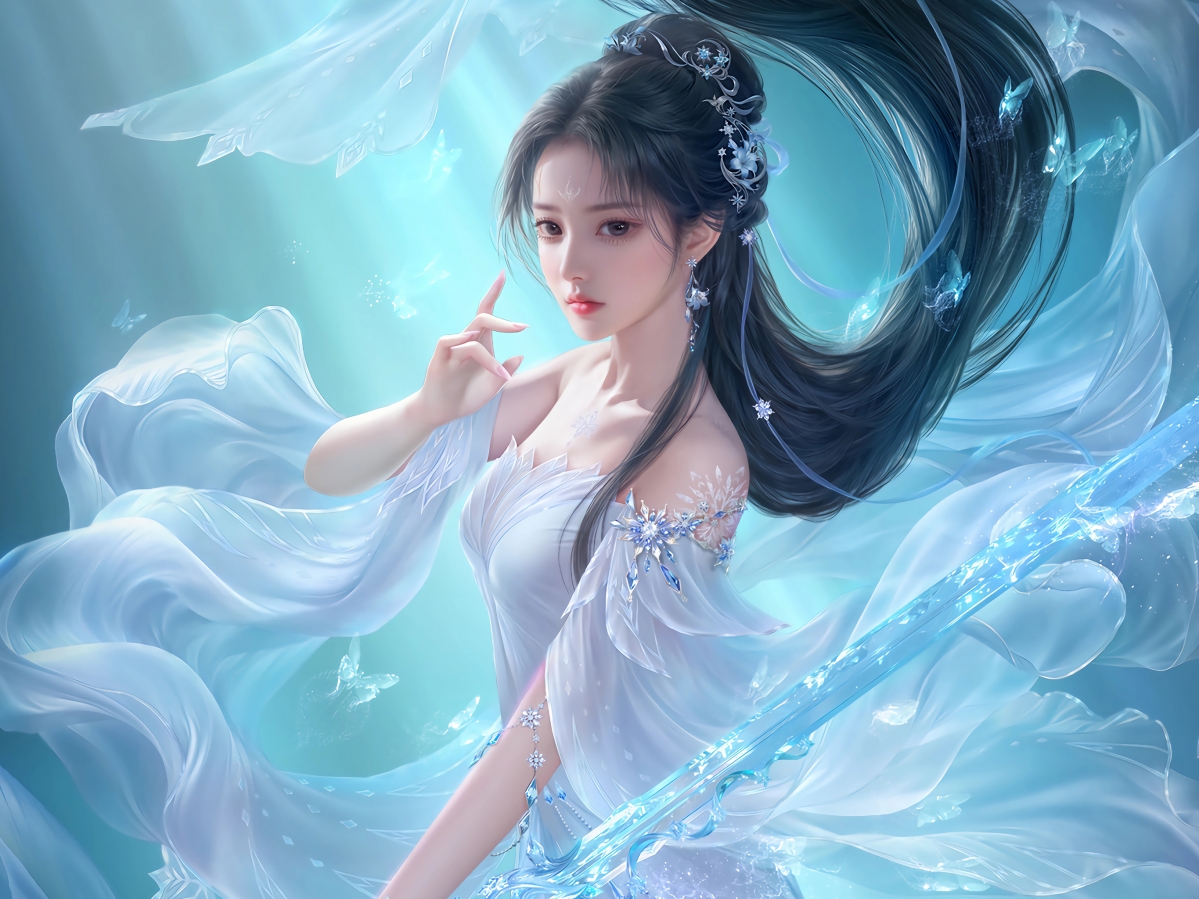 高清诛仙陆雪琪2732x2048平板壁纸下载，精美图片专为平板打造