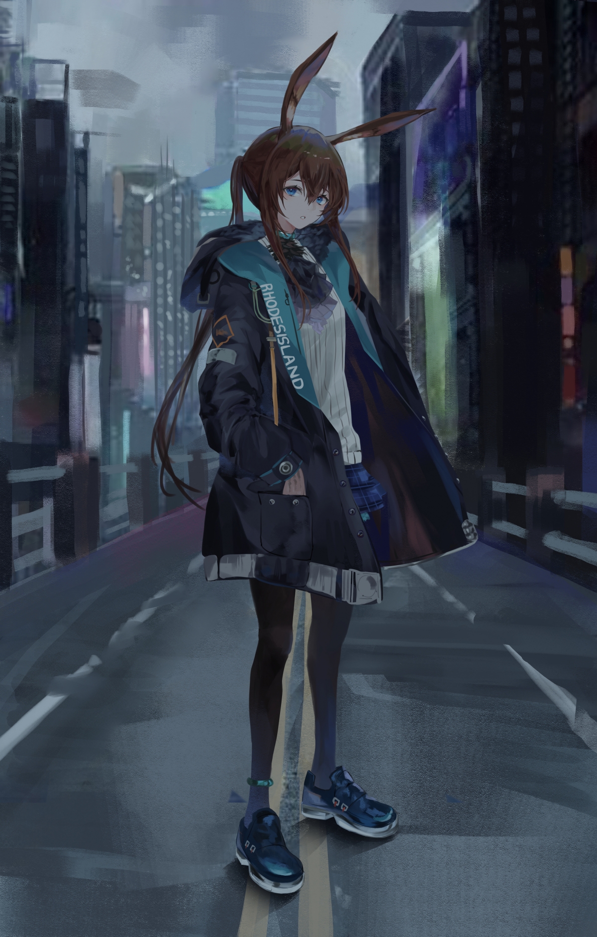 【独家】阿米娅《明日方舟》超高清4K手机壁纸，2449x3840分辨率，精美高清图片下载