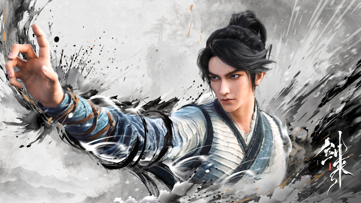 剑来动画，国风黑白水墨盛宴，4K超高清壁纸下载（3840x2160），绝美动漫画面尽览