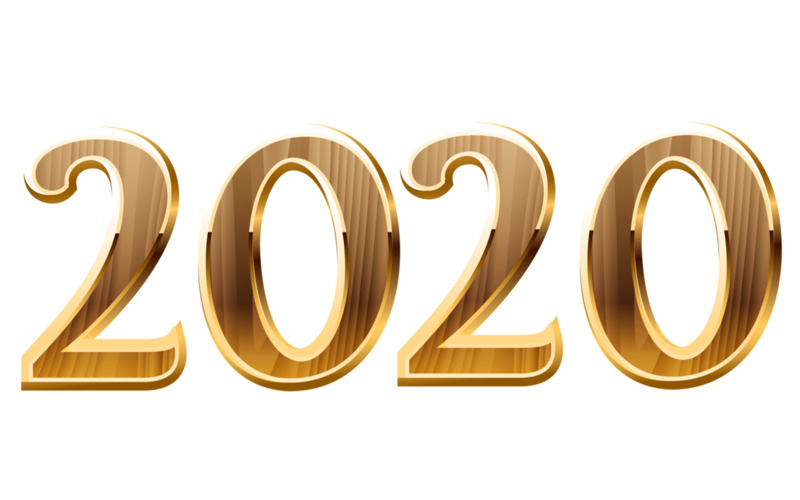 2020节日字体设计PNG透明图，元旦春节元宵素材下载