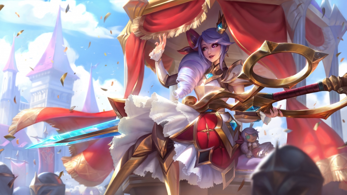 LOL女帝皮肤8K超高清壁纸 7680x4320分辨率下载