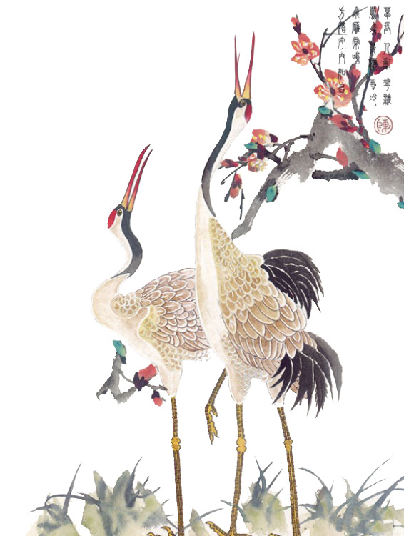 高清花枝PNG透明装饰元素，墨迹笔触设计素材免费下载