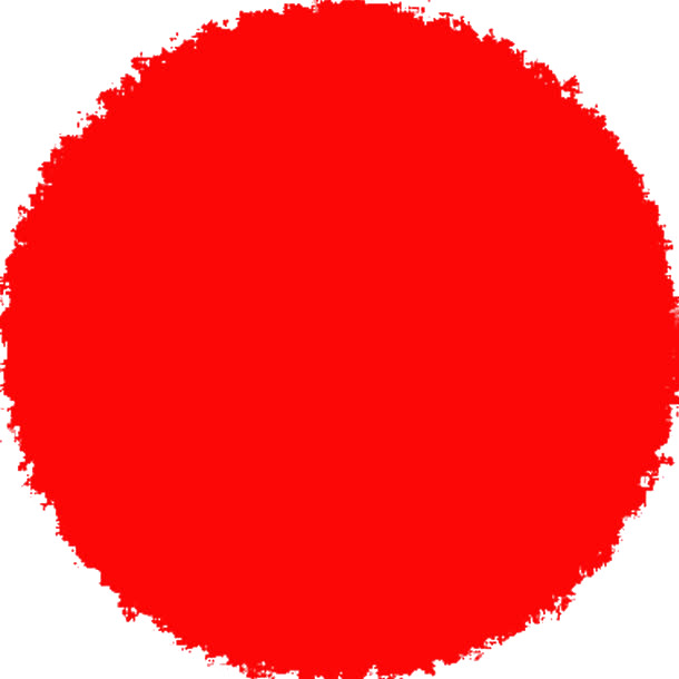 圆形红色印章高清PNG透明素材，墨迹笔触装饰元素下载