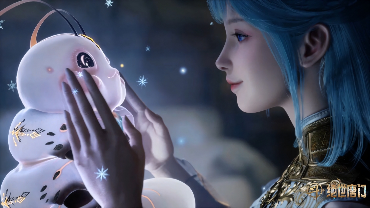 斗罗大陆2动画，王冬儿&天梦哥4K高清壁纸下载（3840x2160）