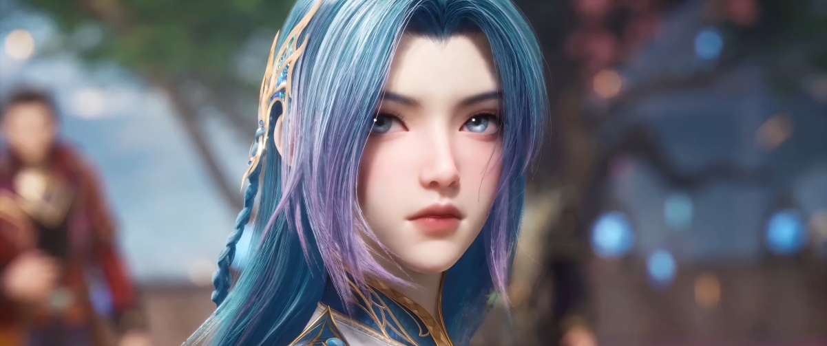 斗罗大陆2王秋儿4K带鱼屏高清壁纸3440x1440下载