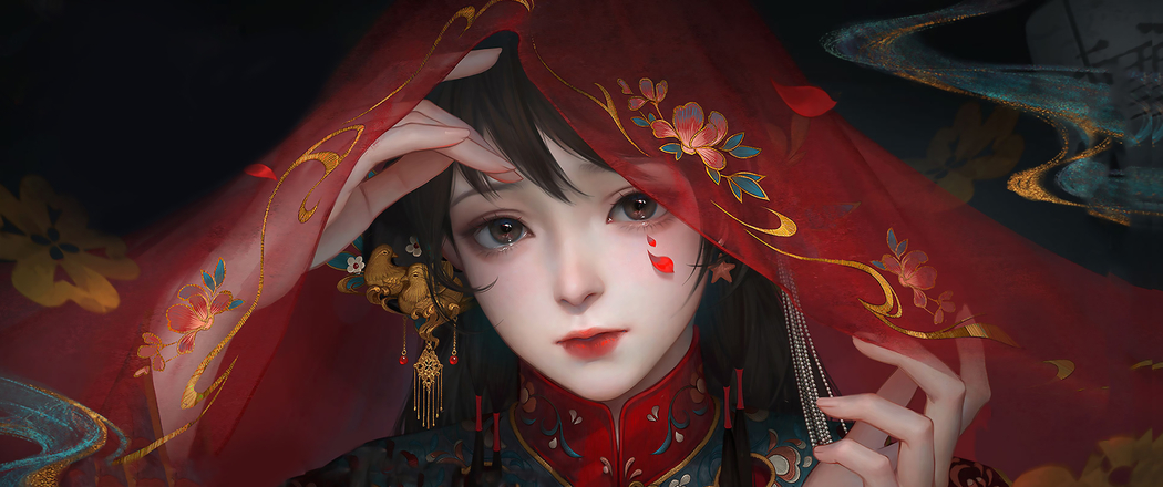 纸嫁衣新娘3440x1440带鱼屏高清壁纸下载