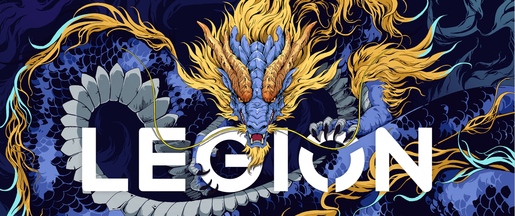 2024龙年联想拯救者蓝龙3440x1440超宽壁纸，新年4K高清图片下载