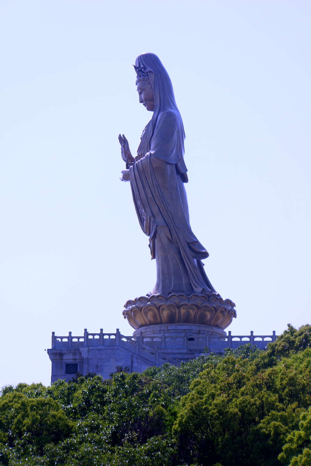 普陀山33米南海观音4K高清风景壁纸（2832x4240）下载