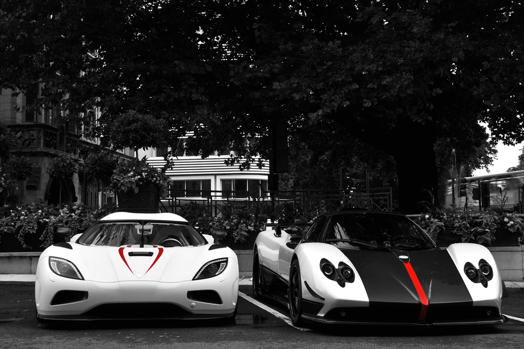 帕加尼Zonda Cinque与科尼赛克Agera R超跑4K高清图片壁纸下载（2100x1400）