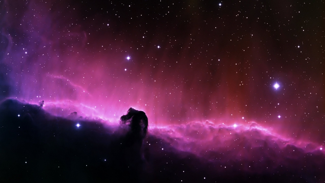 马头星云4K高清壁纸，猎户座黑暗星云背景图片，2560x1440分辨率下载