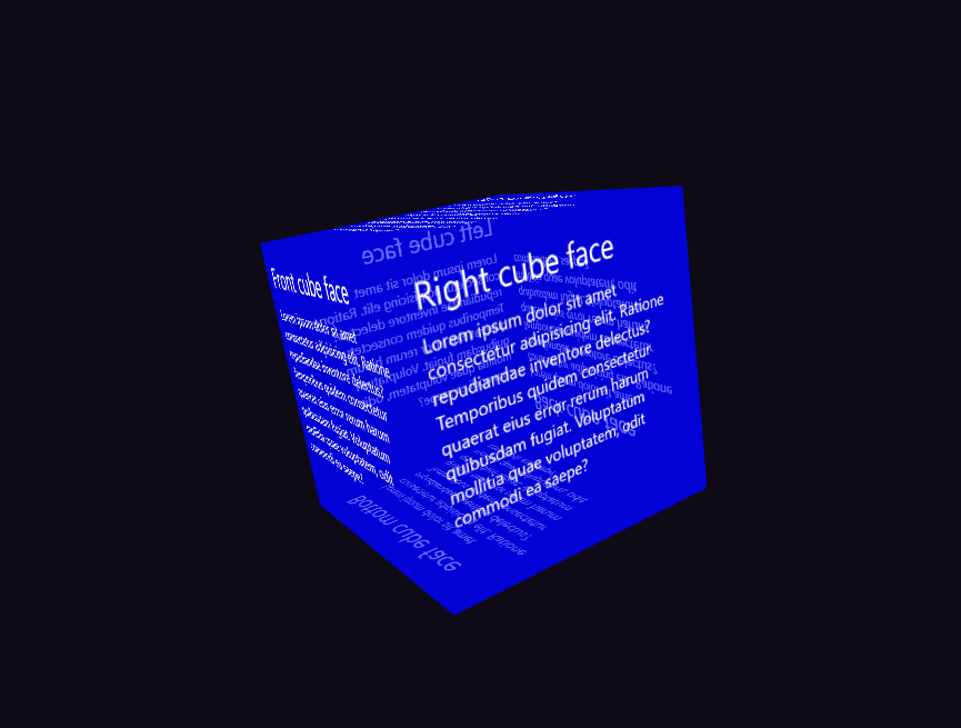 3d立方体旋转素材，透视几何体下载