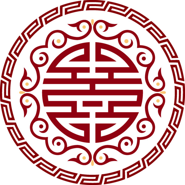 中国风窗花高清PNG透明图片装饰元素设计素材下载