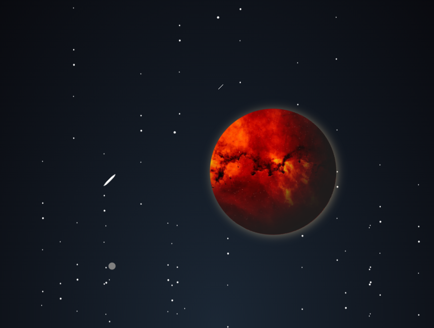 流星动画制作，行星动态图片高清素材