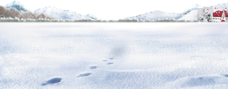 雪地圣诞元旦全城特惠，高清PNG透明节日元素图片素材下载