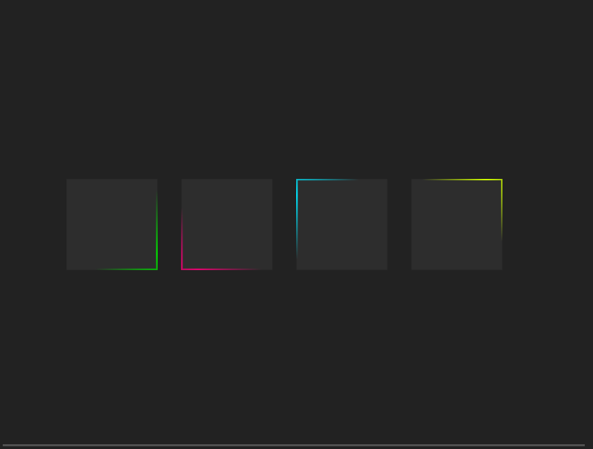 加载动画css，简单发光边缘艺术效果