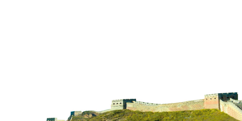 长城一隅高清PNG透明背景图片，风景摄影素材下载