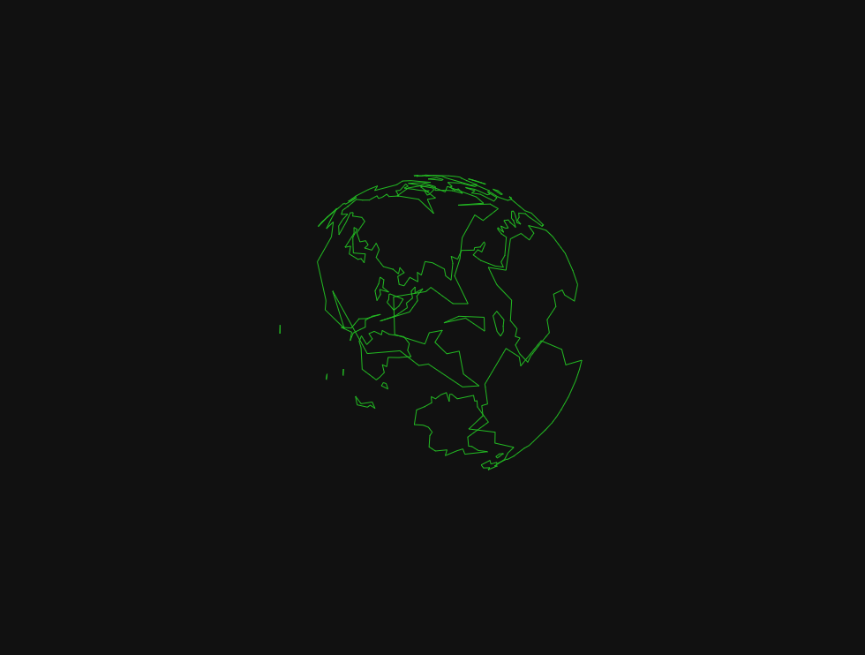 3d球体旋转动图设计，地球仪旋转动态图素材