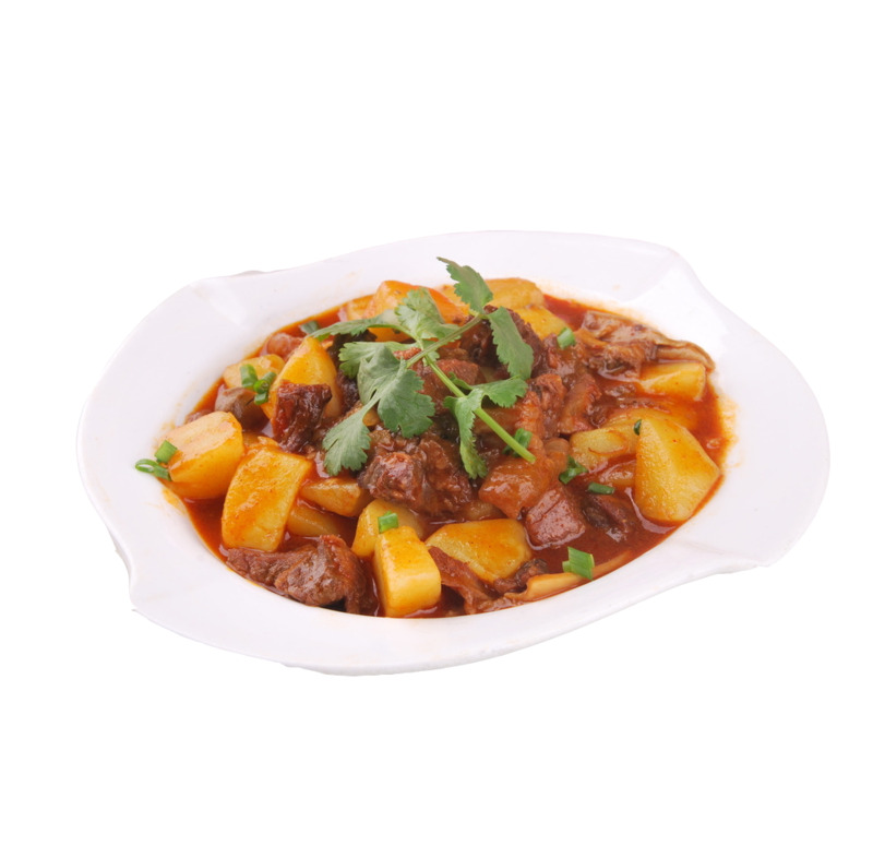 土豆烧牛肉实物特色高清PNG透明图片素材，下载装饰生活用品设计元素