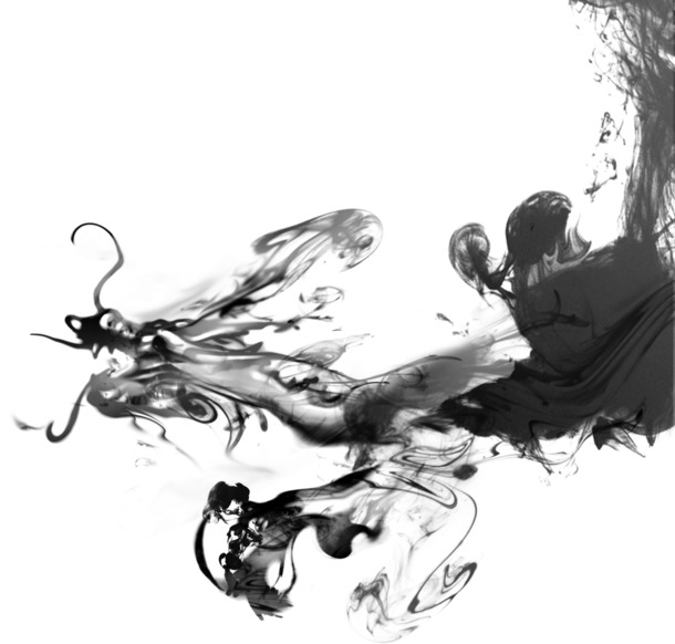 创意墨迹PNG透明图片素材，高清笔触装饰元素，免费下载