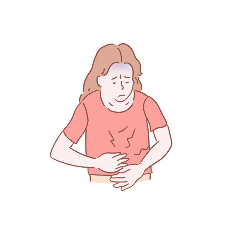 女性肚子疼医疗健康高清PNG免扣图片素材下载